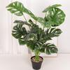 Monstera Simulation: 18 Heads Green Plant for Wall Decor, Living Room Arrangement