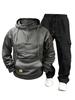 New Autumn and Winter Men's Sweater Hoodie Zipper Multi-pocket Jumper Casual Sweater Set