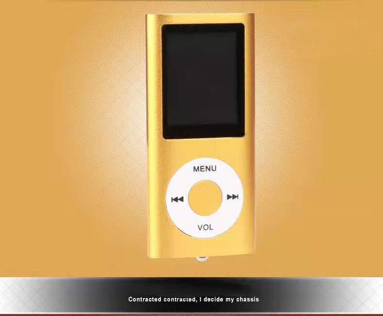 

Icreative Портативний класичний ретро-стиль Багатокольоровий Walkman MP3 MP4 Музичний плеєр Спорт Біг Екран для прослуховування Модні навушники золотий