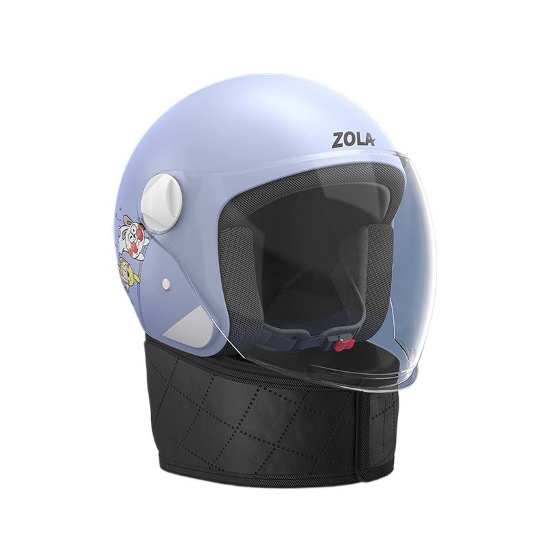 Winter Helmet Belt Scarf Electric Car Helmet Men and Women Universal Cat Ear Helmet Hard Hat