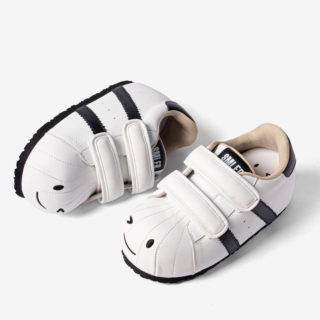 SMILEY Smiley Face Shell Head White Big Head Shoes Women's Thick Soles Increase Caterpillar Ugly Cute Commuting Casual Bread Shoes