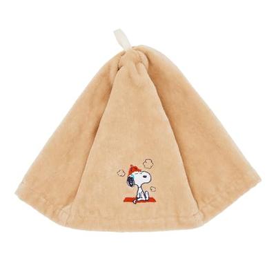 Nishikawa Snoopy Sauna Hat, Made In Imabari, 33x25cm, Washable, 100% Cotton Towel Fabric, Solid Color, Single Embroidery, Loop, Tulip Hat, Sauna Hat,