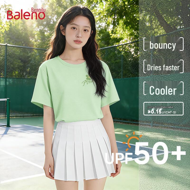 Baleno Women s Quick-Dry Ice Silk Cooling Short-Sleeve T-Shirt L