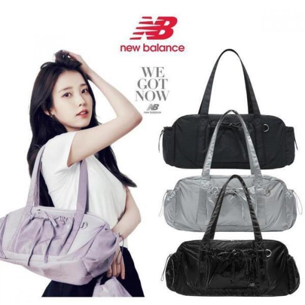 New Balance Glossy Ribbon Duffle Bag Shoulder Bag Gcfsw105 Single color/Silver