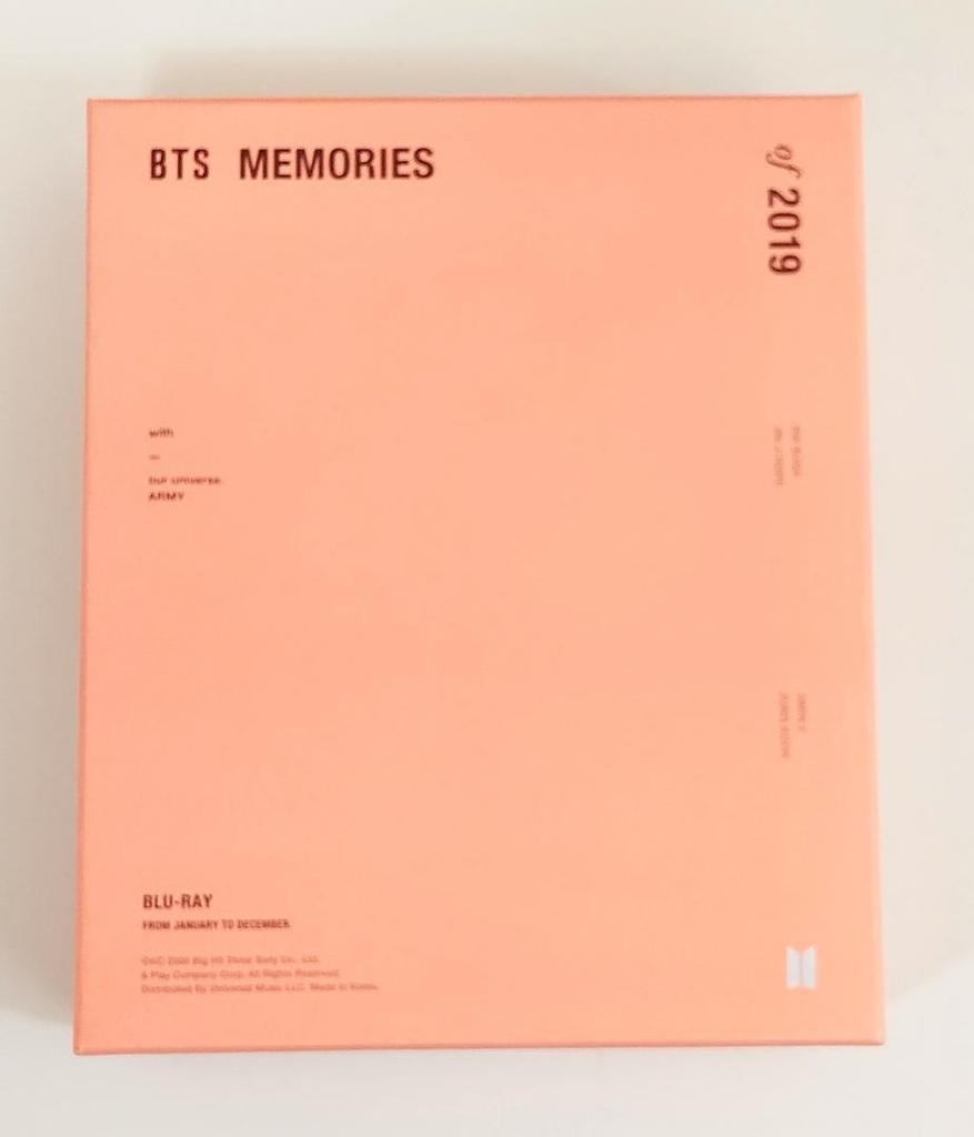 [USED] BTS MEMORIES OF 2019 Blu-ray (G772)
