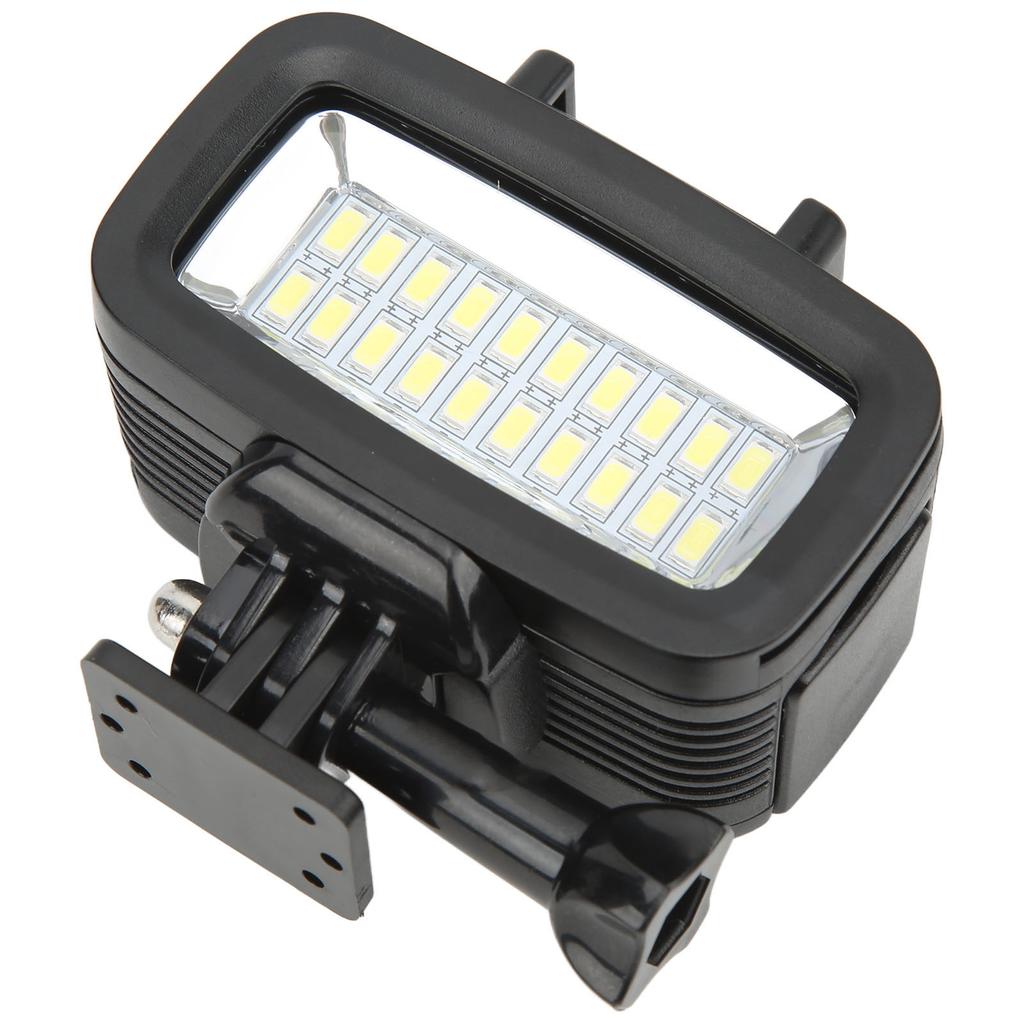 40m Underwater Video Fill Night Light IPX8 Waterprooof Dive Light for DJI OSMO ACTION Camera Black