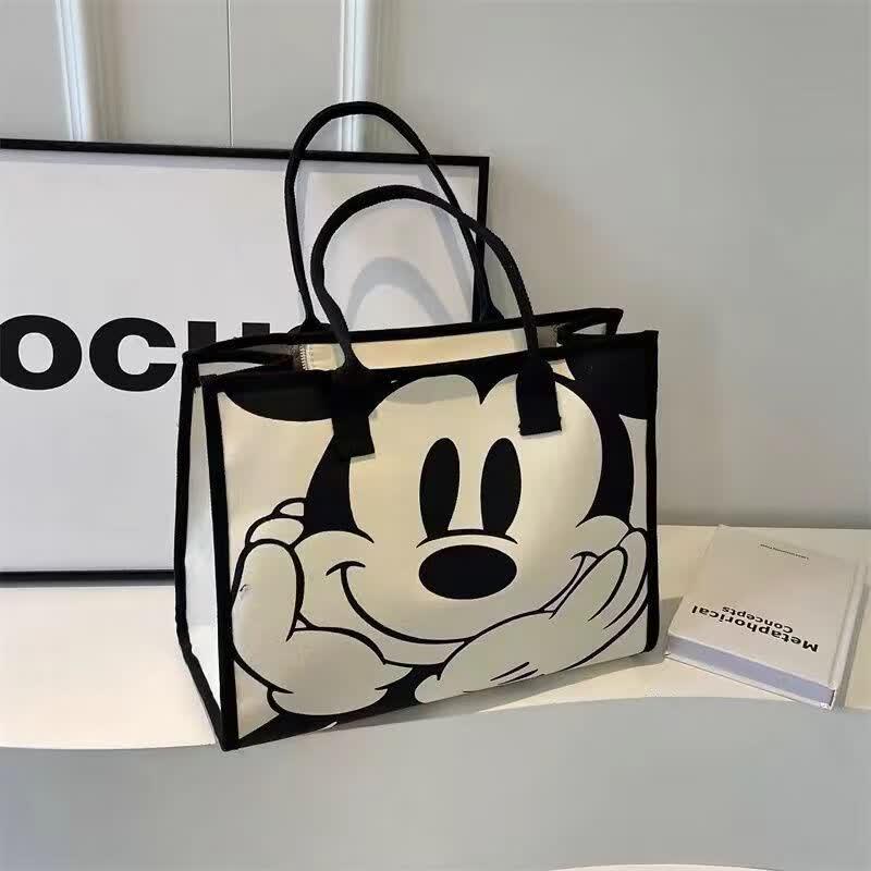 Cute Cartoon Large Capacity Canvas Tote Bag