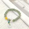 2024 New Niche Chinese Crackle Glass Beaded Bracelet: Ancient Style, Safety Buckle, Women's Design