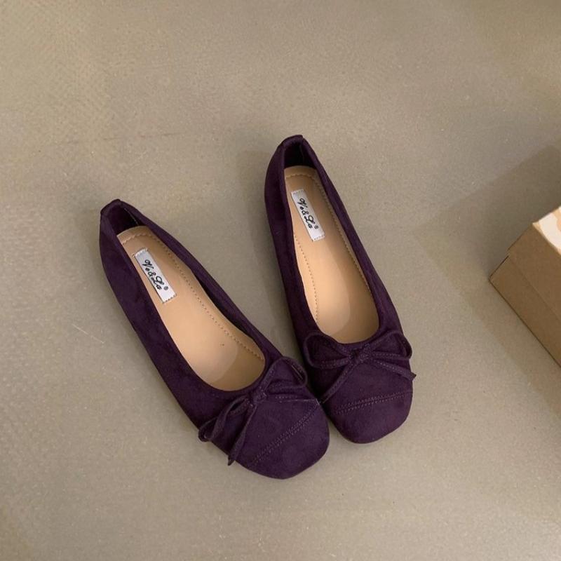 

Fashion Autumn Women Flat Shoes Fashion Candy Color Ladies Casual Ballerinas Shoes Round Toe Shallow Casual Slip On Blate Shoe New Woman 35 фіолетовий