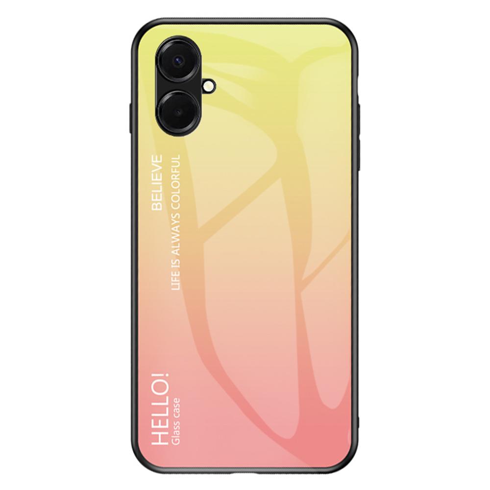 For Samsung Galaxy A07 4G Case Anti-Scratch Tempered Glass+PC+TPU Phone Cover