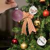 100/200 Stück Runde Weihnachtsbaumkugel-Anhänger Kappen Abnehmbar Metall-Weihnachtskugeln Aufhängekappen Festliche Neujahrsparty DIY-Dekorationen