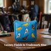 Embroidered Golf Club Headcover | Guarding Pull-on Construction PU Leather,