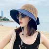 Summer Bucket Hat Stylish Design Foldable Portable Comfortable Breathable Beach Hollow Sun Hat for Women