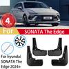 For Hyundai Sonata The Edge Hybrid 2026 Mud Flaps Car Splash Guards Fender Protector 4pcs Mudguards Accessories