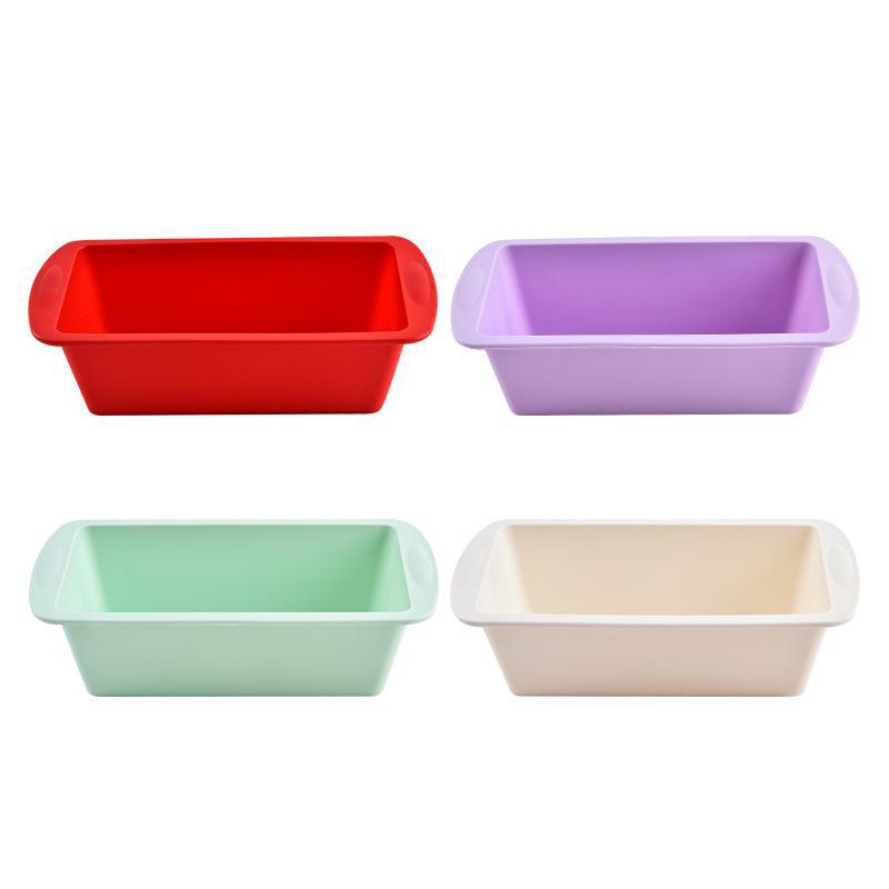 Rectangular DIY Silicone Baking Mold with Double Ears - Toast and Bread Mold
