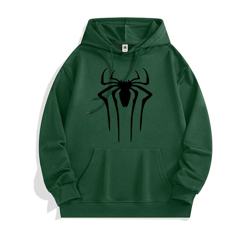 Men Women Spring Autumn Sweatshirt Spider Print Hoodie Casual Sportwear Outdoor Harajuku Pullover