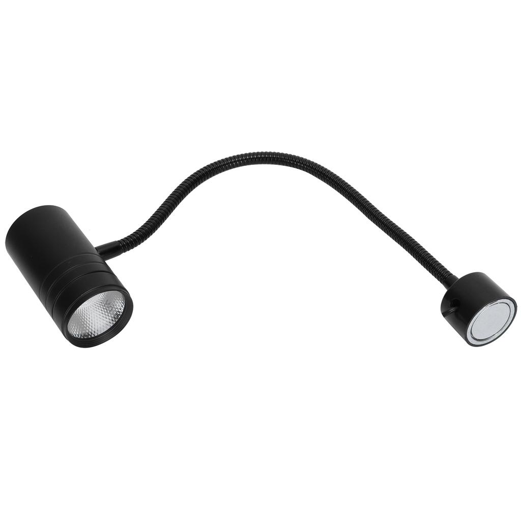 12W LED Work Light Flexible Gooseneck Sewing Machine Lamp Magnetic Base Machine Tool LampEU Plug