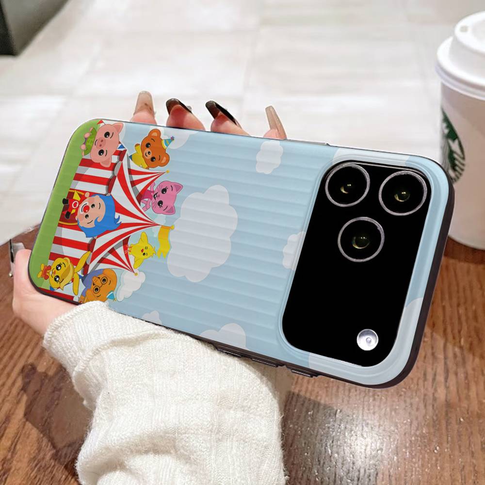

P-Plim P-Plim Luxury Corrugated Shockproof Phone Case For IPhone 17 Pro Max Air 16 15 14 13 12 11 Plus Cover iPhone 14