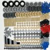 Technisches Zubehör Großpackung Stein Stift Dübel Träger Achse Verbinder Stifte MOC Mehrere Größen Auto Technik Teile Bausteine