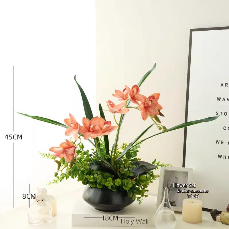 Nordic Modern Faux Flower Bouquet for Indoor Living Room or Dining Table Decor