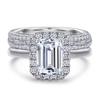 Lindon Classic 925 Sterling Silver Zircon Ring Gioielli da donna Promessa di matrimonio Regalo per feste