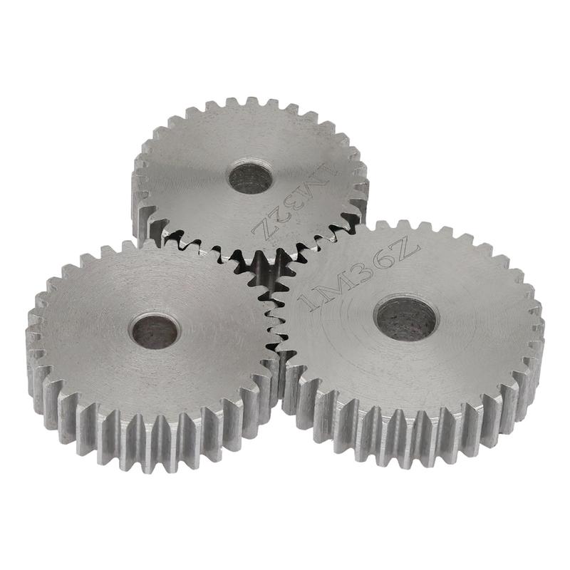 1 Piece Cylindrical Gear 1M-31/32/33/34/35/36/37/38/39/40T SC45# Carbon Steel Material Metal Gear For Transmission Accessories