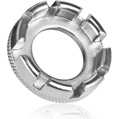 6-in-1 Spoke Wrench, Hardened Steel Bike Rim Truing Tool – Fits 10G-15G Spoke Nipples, Portable