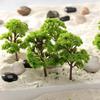 10pcs Banyan Trees Model 12cm HO OO Scale Model Trees  Train Garden Railroad Layout Diorama Artificial Miniature Tree Scenery
