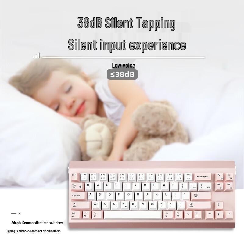 Double Shell M69 Multi-Mode Silent Mechanical Keyboard