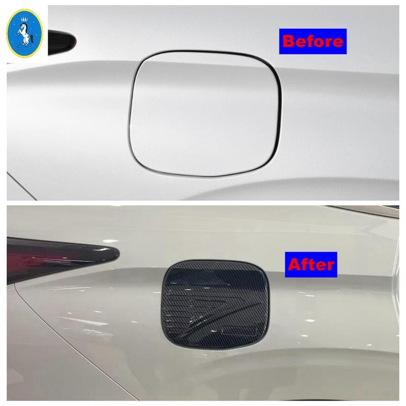 Car Rearview Mirror / Rear Fog Lights Lamp / Oil Gas Tank Cap Cover Trim For Mitsubishi Outlander 2024 2025 ABS Accessories