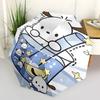 1pc Starry Sky Adventure: Cute Cartoon Character Automatic Opening Folding Umbrella with 8-Bone Iron Frame - Perfect for Fans, Travelers, Daily Use, a