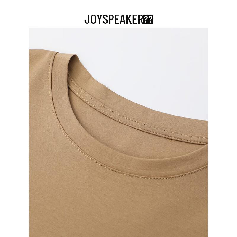 JOY SPEAKER Women's 2025 Summer Loose Fit Pure Cotton Short Sleeve T-shirt