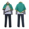 Kono Subarashii Sekai Ni Shukufuku O! Satou Kazuma KonoSuba Kazuma Cosplay Costume Green Set Clothing Free Shipping