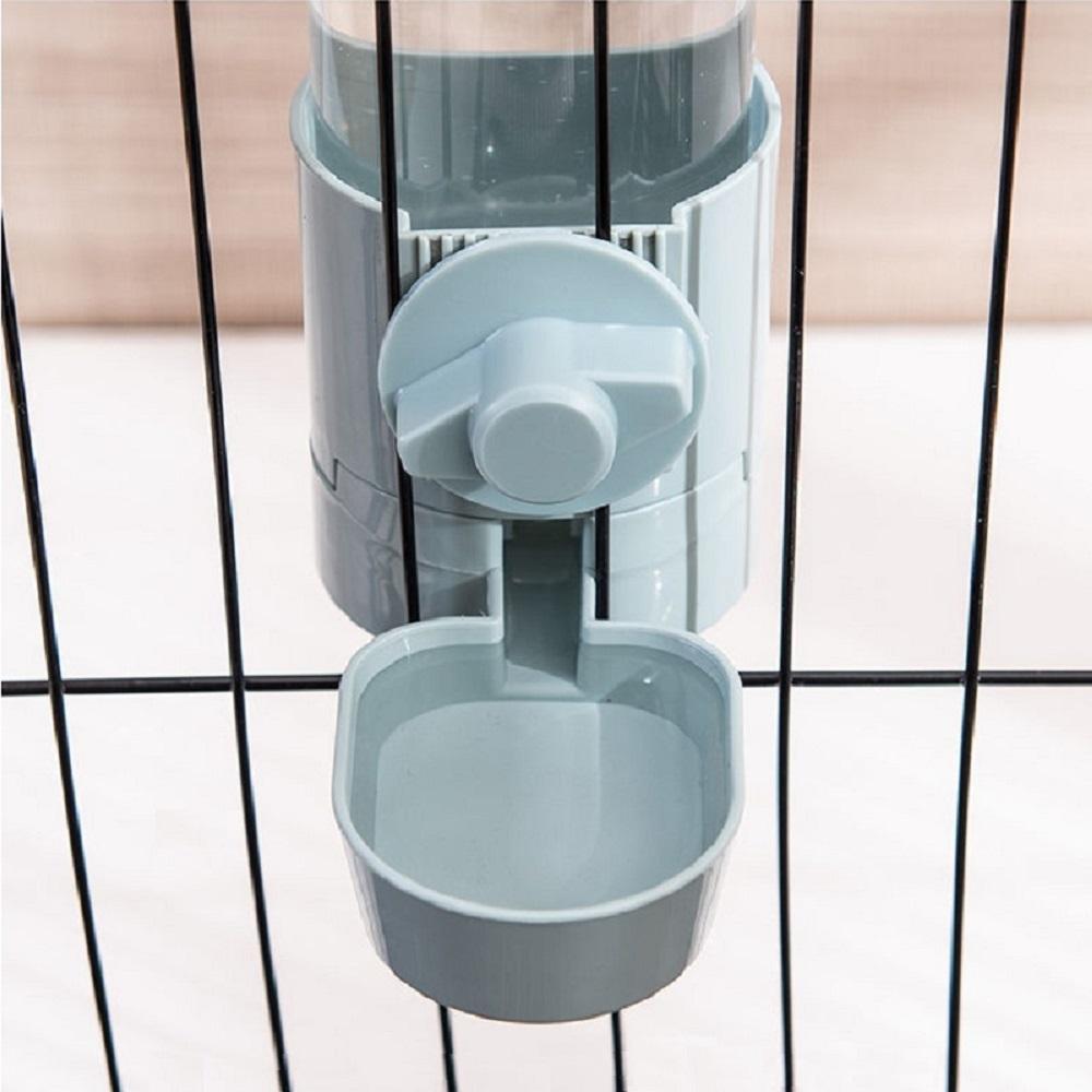 Pet Cats Dogs Drinking Fountain Feeder Pet Cage Hanging Bowl Food Container Water Feeder Dispenser For Puppy Cats Dogs Rabbit