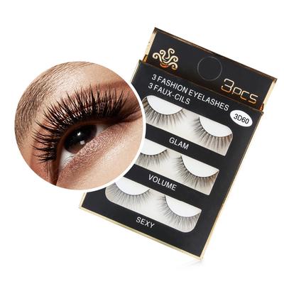 1 Box Luxury 3D False Lashes  Strip Eyelashes Long Natural Party
