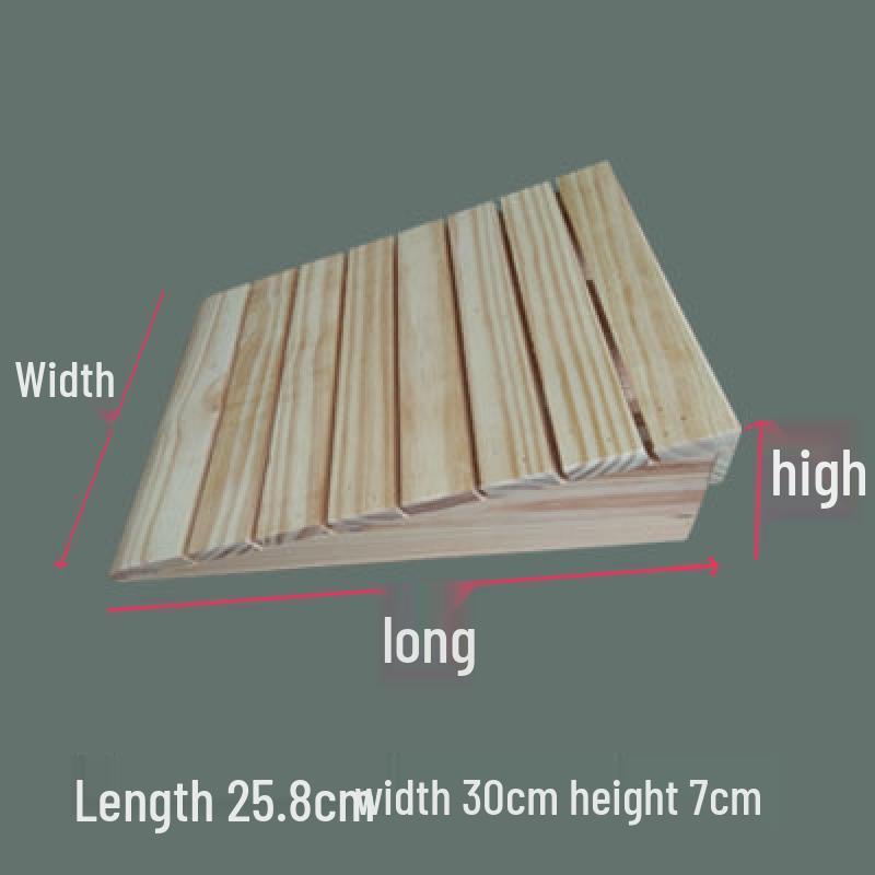 Solid Wood Electric Motorcycle Kerb Ramp and Threshold Step Pad
