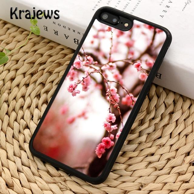 Cherry Blossom Floral Phone Case Cover For iPhone 17 Air 16 15 14 plus 12 13 pro max coque Shell Fundas
