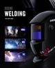 ANDELI Solar Powered Automatic Darkening Welding Surface That Reflects True Colors Shading Level TIG Arc Welding Compatible Welding Helmet Welding