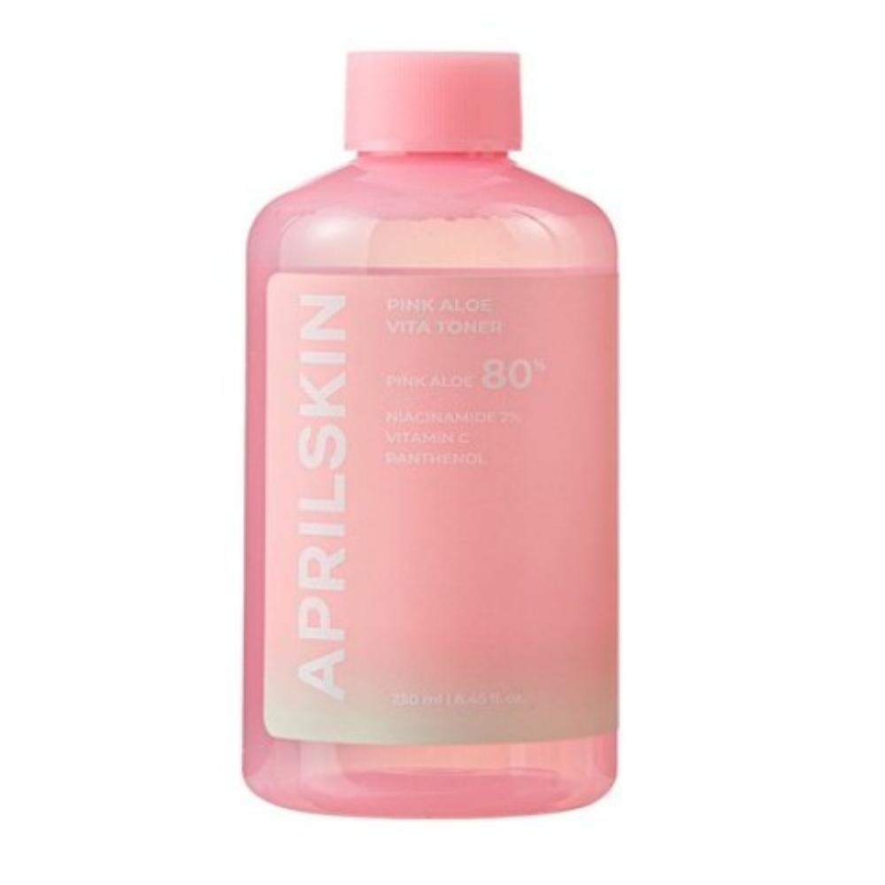 April Skin Pink Aloe Vita Toner Hydrating & Soothing 250ml