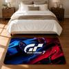 G-Gran-Turismo Floor Mat Flannel Rug Non Slip Absorbent Soft Washable For Entryway Hallway Bathroom Kitchen Decor
