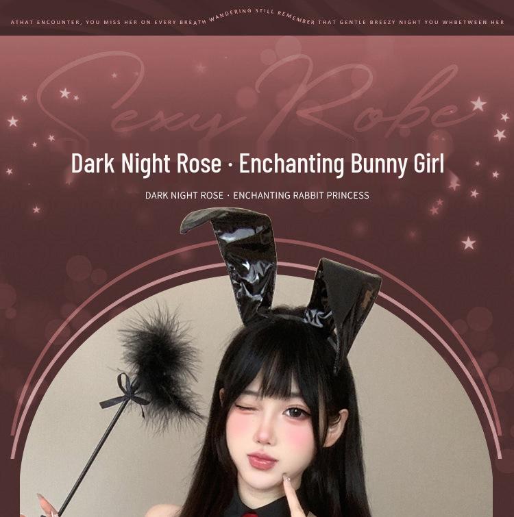 Passionate Temptation See-through Mesh Bodysuit Bunny Girl Quick Release Set