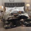Game character anime style Flannel printed blanket suitable for all seasons suitable for living room office sofa and travel