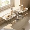 Rustproof Faucet Sink Shelf Large Capacity Sink Drying Rack Bathroom Storage Rack  Bathroom