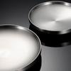 304 Stainless Steel Double Layer Round Dinner Plates