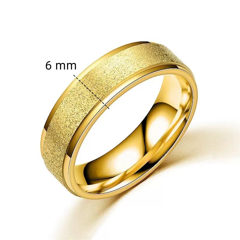 1-2mm Thin Stackable Ring for Women Stainless Steel Gold Plated Plain Wedding Band Comfortable Fit Size 5-10# Fashion Jewelry