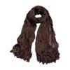 Fashion Solid Color Shiny Bubble Crepe Hijab Long Sunscreen Africa Headband Breathable Thin Muslim Wraps Shawl Women