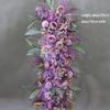 Purple Wedding Floral Scene: Aisle, Backdrop & Welcome Area Arrangement Set
