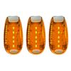 3 szt. Mini lampka tylna LED do motocykla, zewnętrzna, do jazdy nocnej, wodoodporna, lampka na ramię, klips tylny, lampka na kask, lampka ostrzegawcza nocna, lampka na plecak
