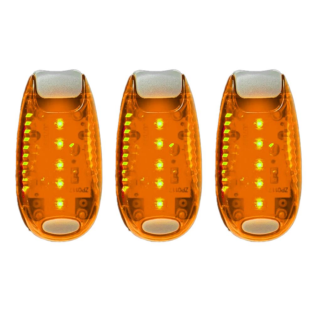 3 szt. Mini lampka tylna LED do motocykla, zewnętrzna, do jazdy nocnej, wodoodporna, lampka na ramię, klips tylny, lampka na kask, lampka ostrzegawcza nocna, lampka na plecak