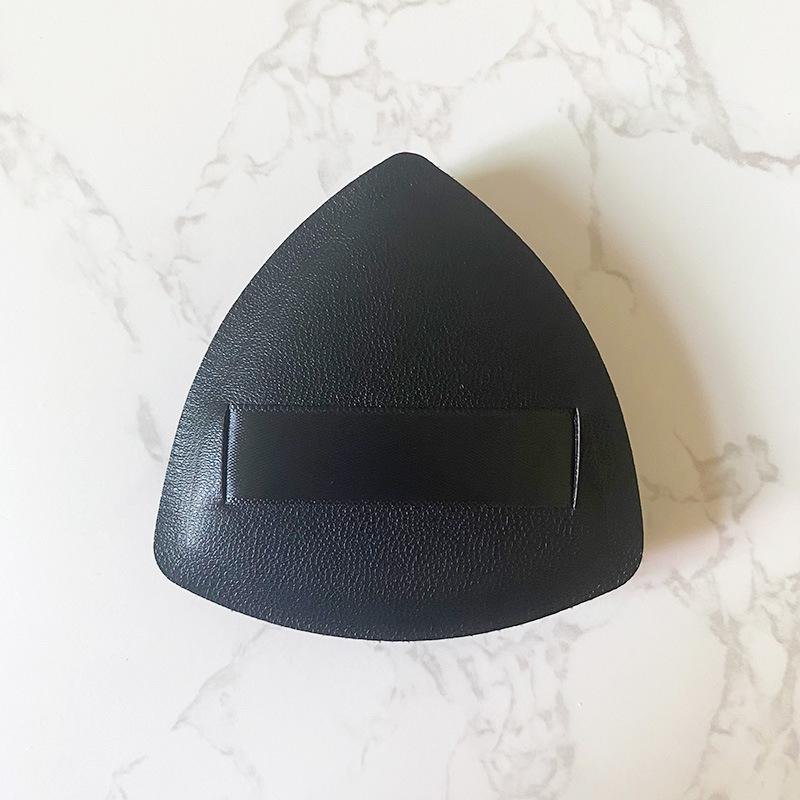 XL Rubycell Triangle Cushion Puff - Black Pineapple, For Wet/Dry Use, Non-Absorbent Marshmallow Texture.